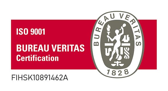 Bureau Veritas sertifikaatti ISO9001