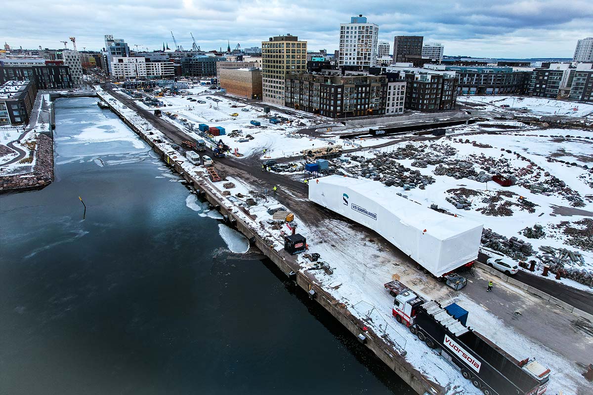 Länsisatamankatu Bridge, Helsinki
